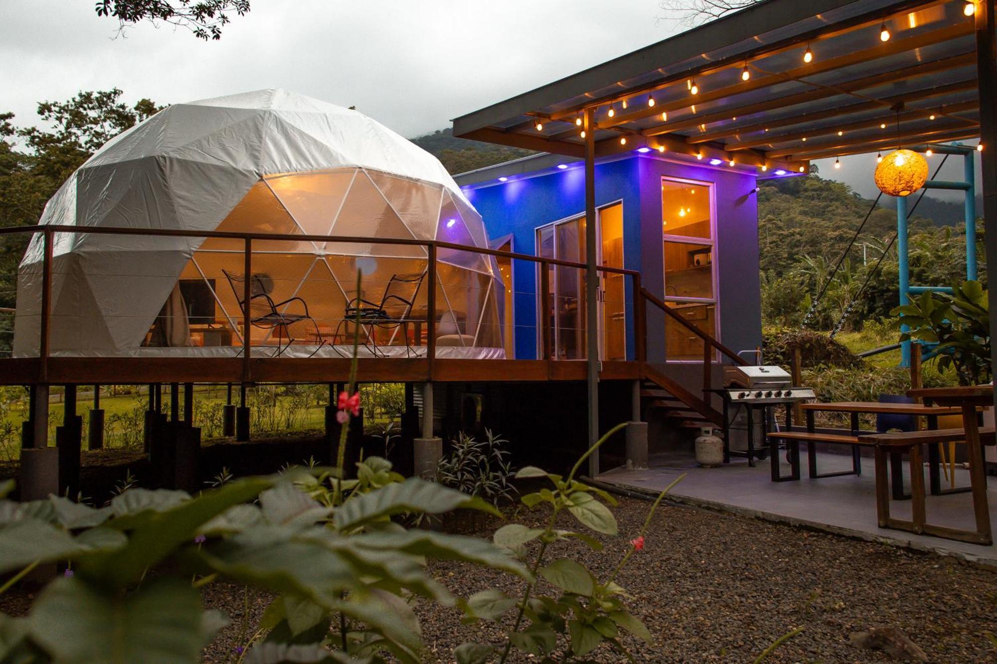 Bitzu Dome-Bijagua Riverside Glamping Екстериор снимка