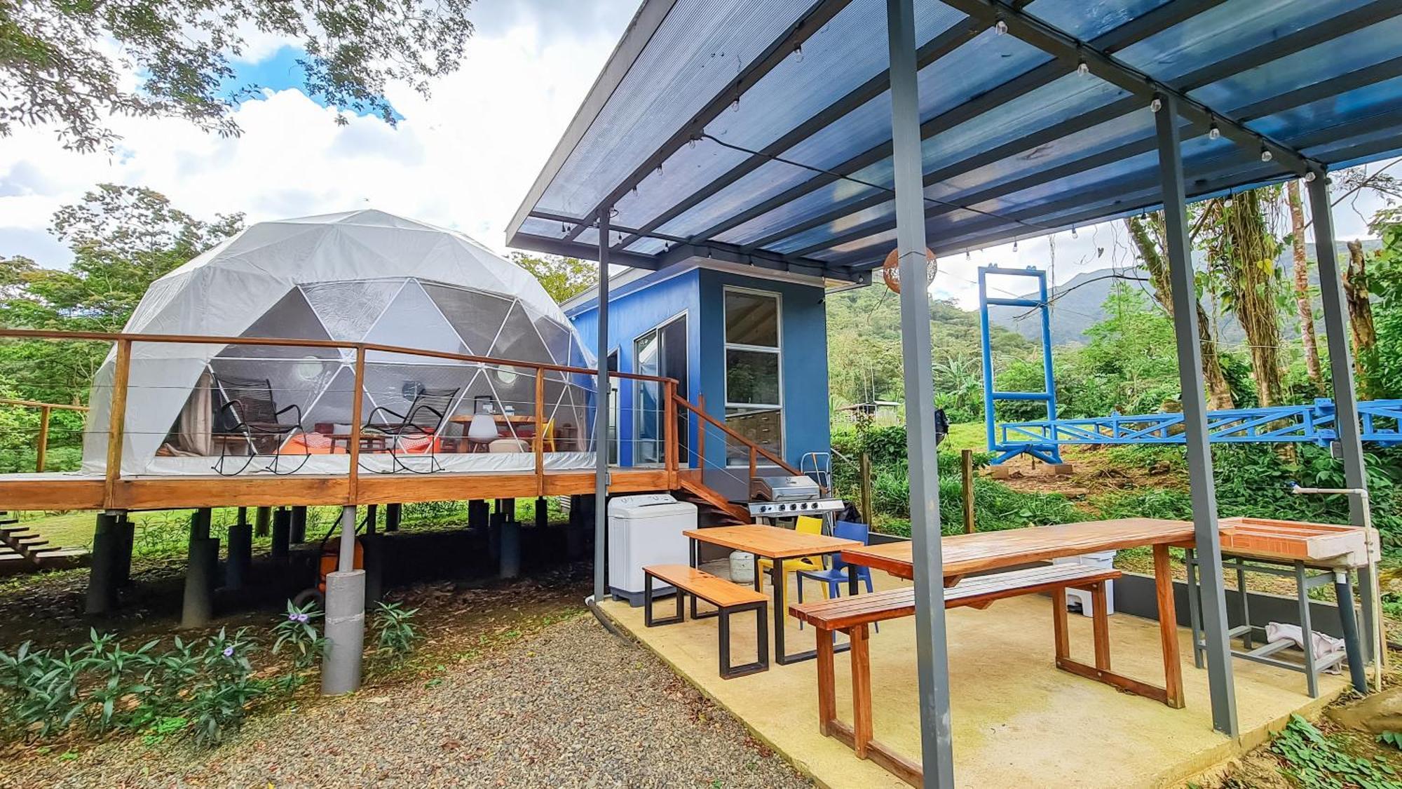Bitzu Dome-Bijagua Riverside Glamping Екстериор снимка