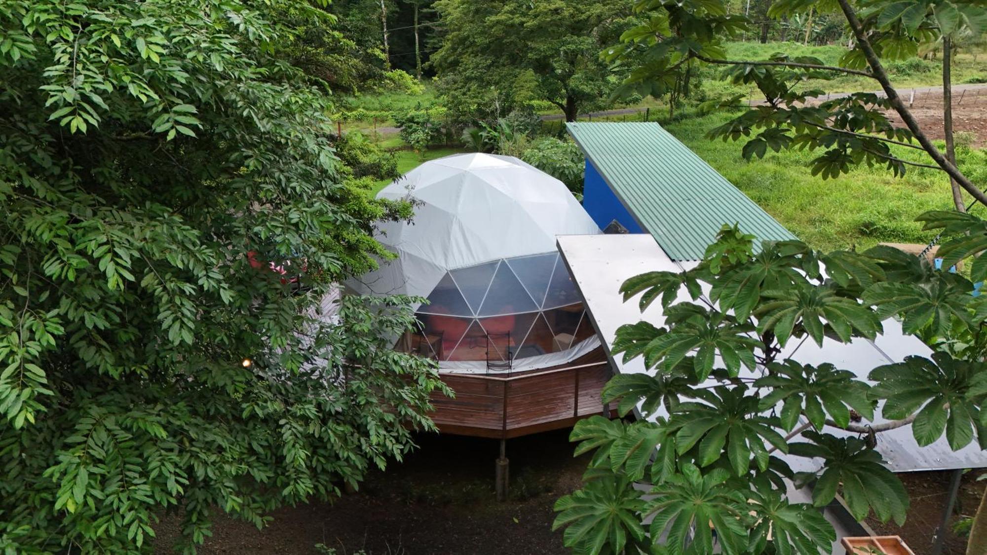 Bitzu Dome-Bijagua Riverside Glamping Екстериор снимка