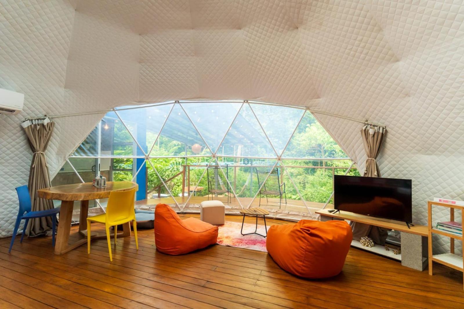 Bitzu Dome-Bijagua Riverside Glamping Екстериор снимка