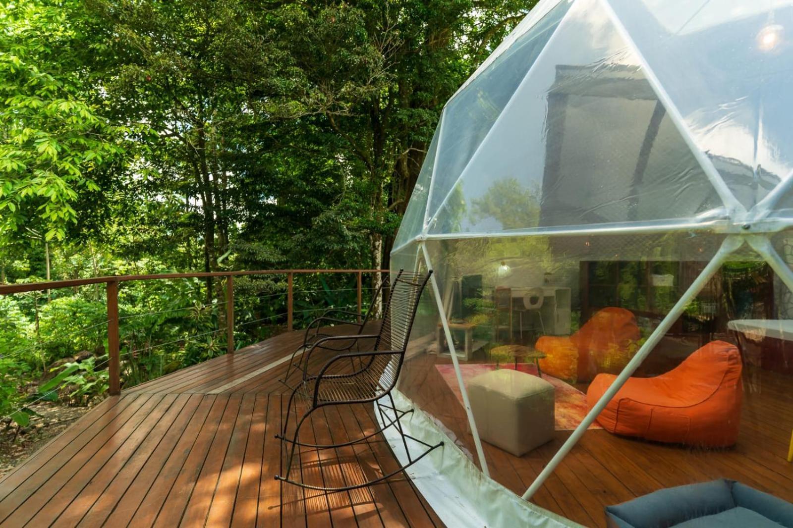Bitzu Dome-Bijagua Riverside Glamping Екстериор снимка